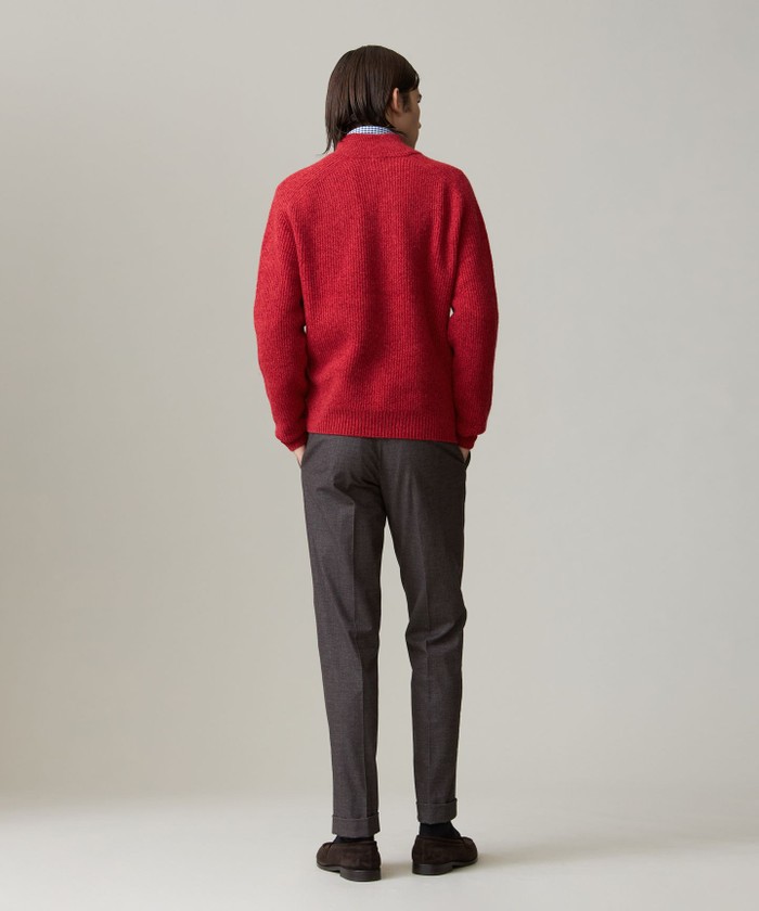 Cash Lamb's Wool】ハーフジップニット(507619566)｜HANKYU MEN'S