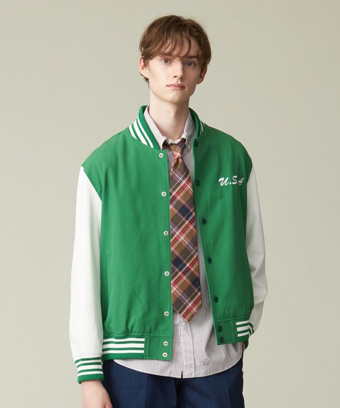 数量限定カラー有】【軽快な着心地】スタジアムジャンパー(505907864