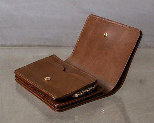 short wallet / cordovan /cigar：forme｜toron（トロン）