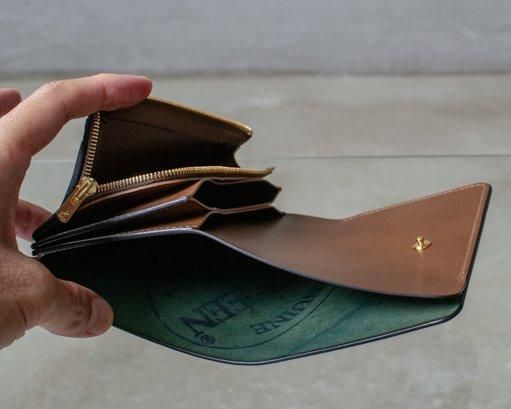 short wallet / cordovan / black：forme｜toron（トロン）