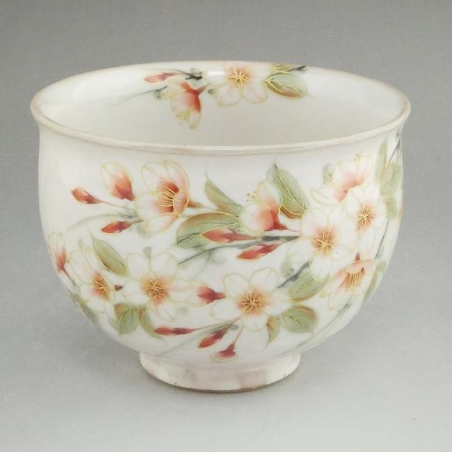 幽玄桜お茶呑茶碗 陶あん 薄桃 単品 - 京焼清水焼 松韻堂