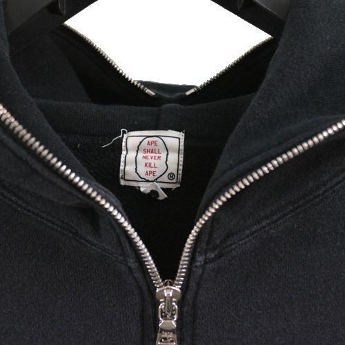 A BATHING APE アベイシングエイプ ラインストーン BAPEロゴ ジップ