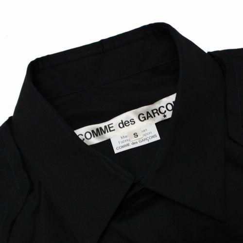 COMME des GARCONS コムデギャルソン 25SS 多重袖ブラウス S ブラック