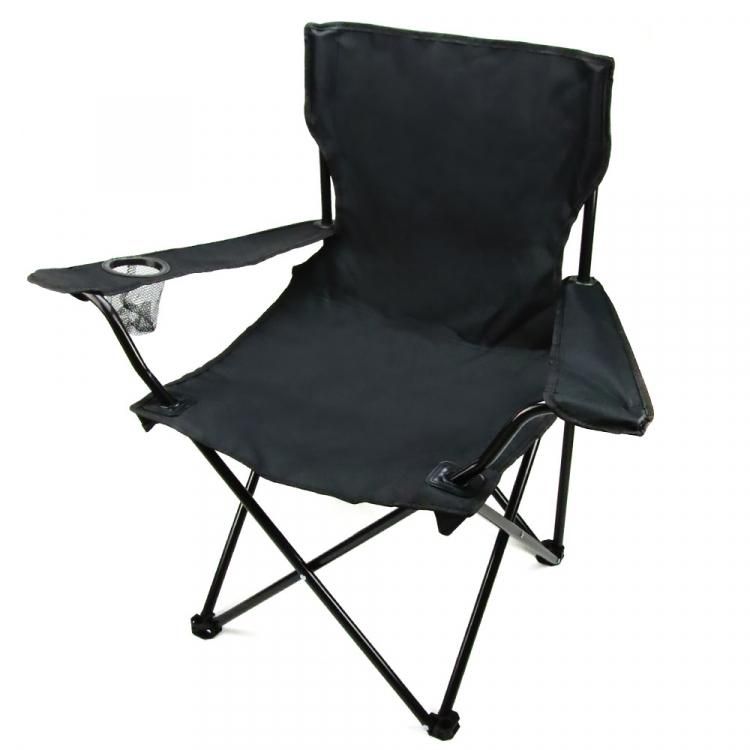 折りたたみチェア アウトドアチェア ひじ掛け ドリンクホルダー付き