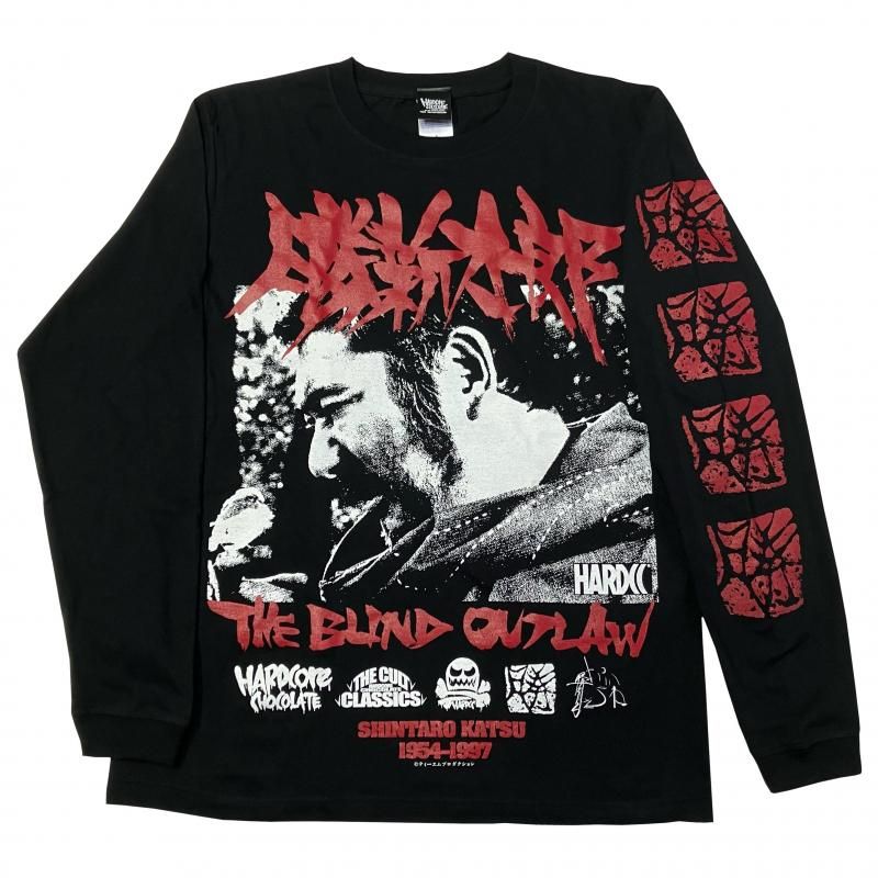 勝新太郎 -THE BLIND OUTLAW-ロングスリーブ(天下の嫌われ者ブラック