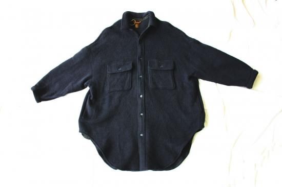 kapital キャピタル シャギーメルトン CPOスラッピーシャツコート