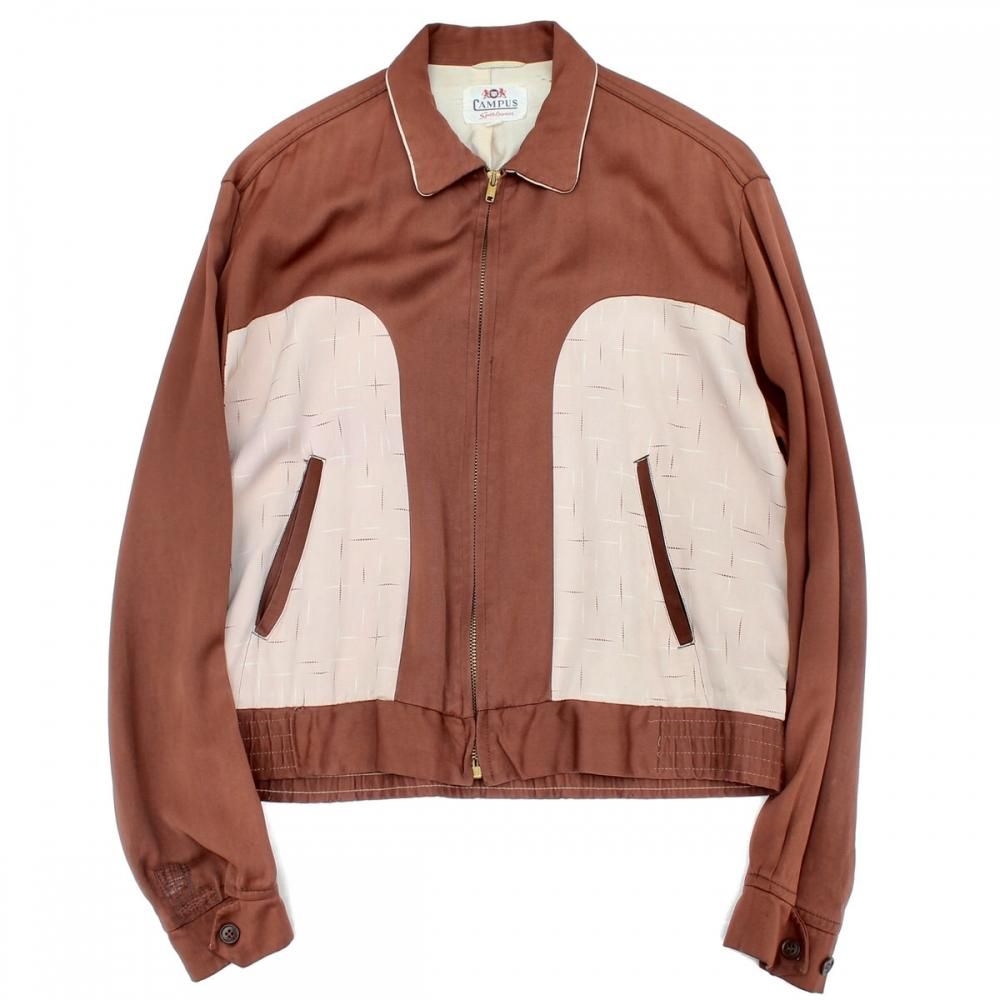 ヴィンテージ レーヨン ギャバジン ジャケット【CAMPUS】【Late 1950s