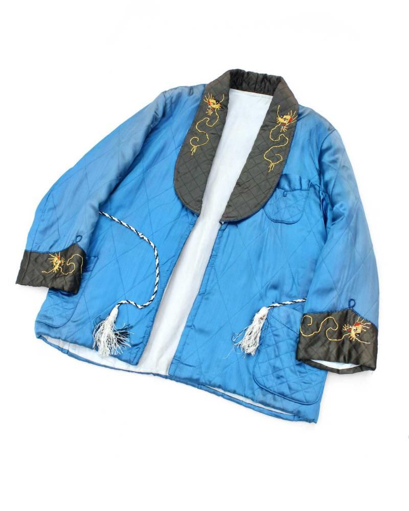 ヴィンテージ スーベニア ジャケット ガウン【1950's-】Rayon Satin