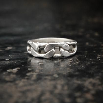 ヴィンテージ シグネット リング【Made in ENGLAND】【375 9ct Rose