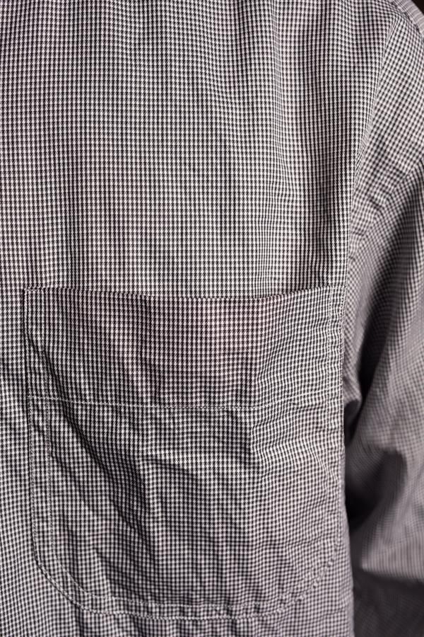 PORTER CLASSIC】SWISS COTTON STAND COLLAR CHECK SHIRTS- SLOW&STEADY -