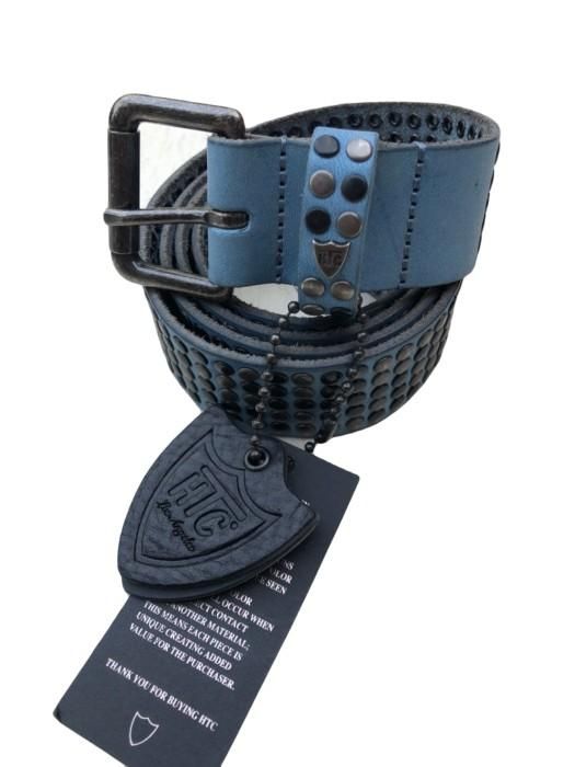 HTC ITALYエイチティーシー5000スタッズベルト baby blue- 夜型大型