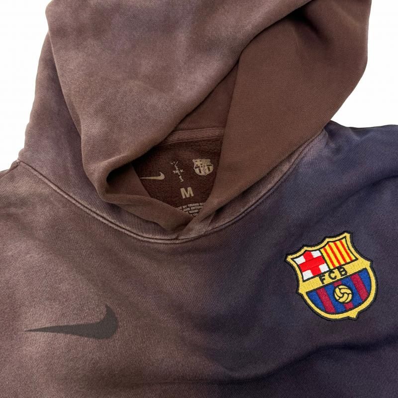 CACTUS JACK × NIKE × FC BARCELONA / SPLIT-DYE CREST HOODIE