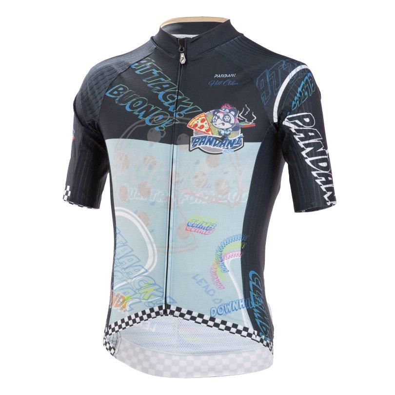 Pandani Cycle メンズトップス 半袖ジャージ PIZZA! Pandani RR半袖