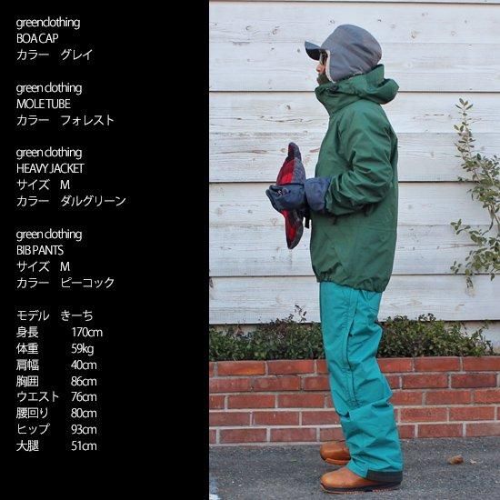 GREENCLOTHING グリーンクロージング】HEAVY JACKET (ブラック)(ヘビー