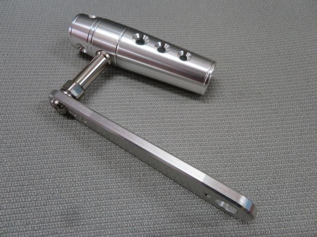 ミヒロ精機／ミヤマエCZ・CX用 パワーハンドル シルバー・シルバー