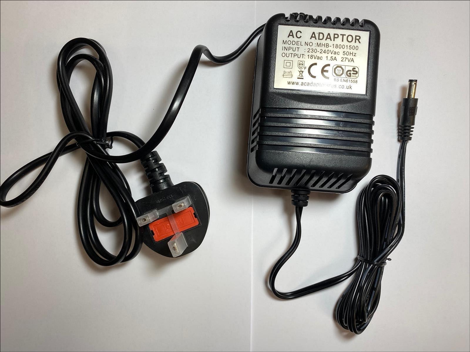 18Vac 18V 1500mA Power Supply for Alto Professional ZMX 862 6