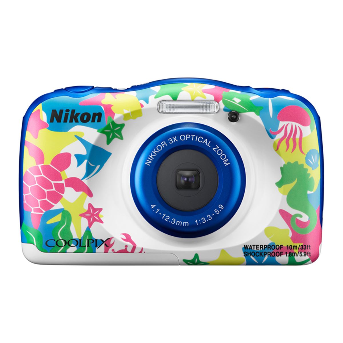 ニコン、子どもも安心して使える防水タフコンデジ「COOLPIX W100