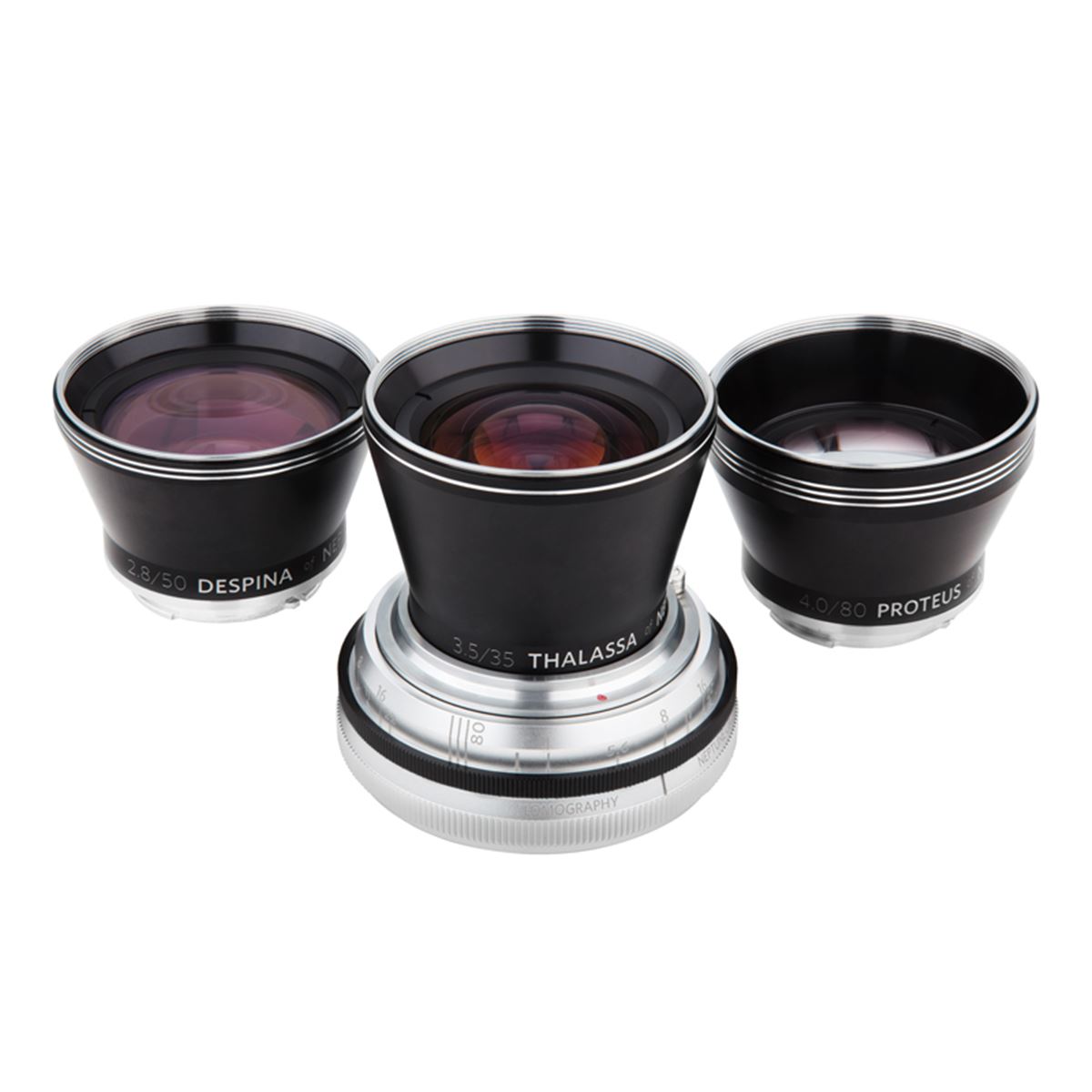 ロモ、35/50/80mmレンズセット「Neptune Convertible Art Lens System