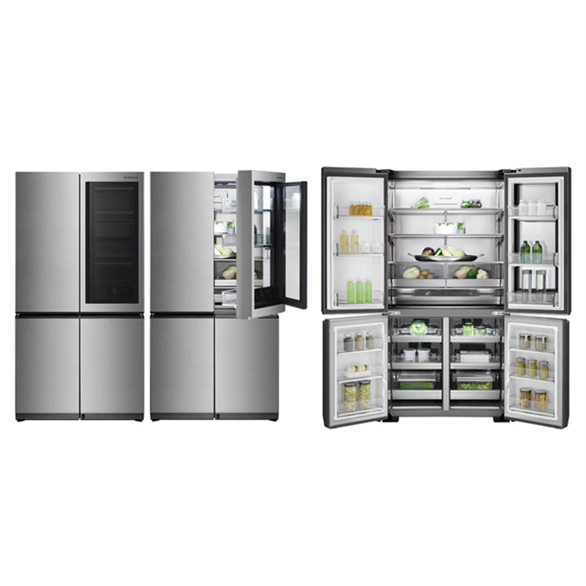 LG、“ノック2回で庫内右ドア部が見える”冷蔵庫を約88万8,000円で発売