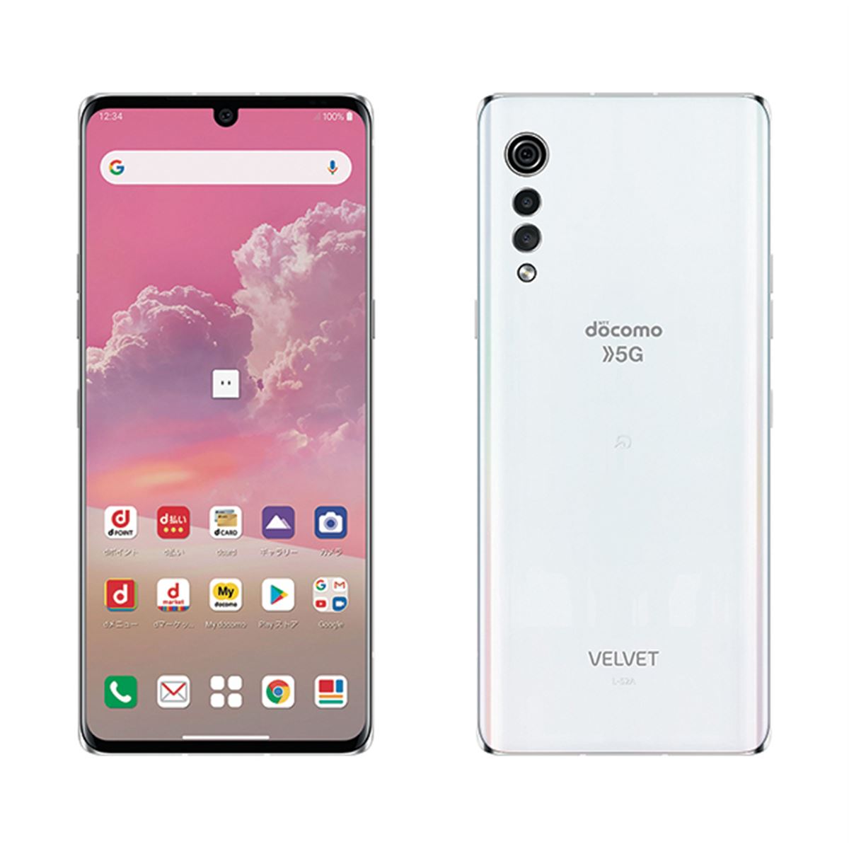ドコモ、別売りデュアルスクリーン対応の5Gスマホ「LG VELVET L-52A