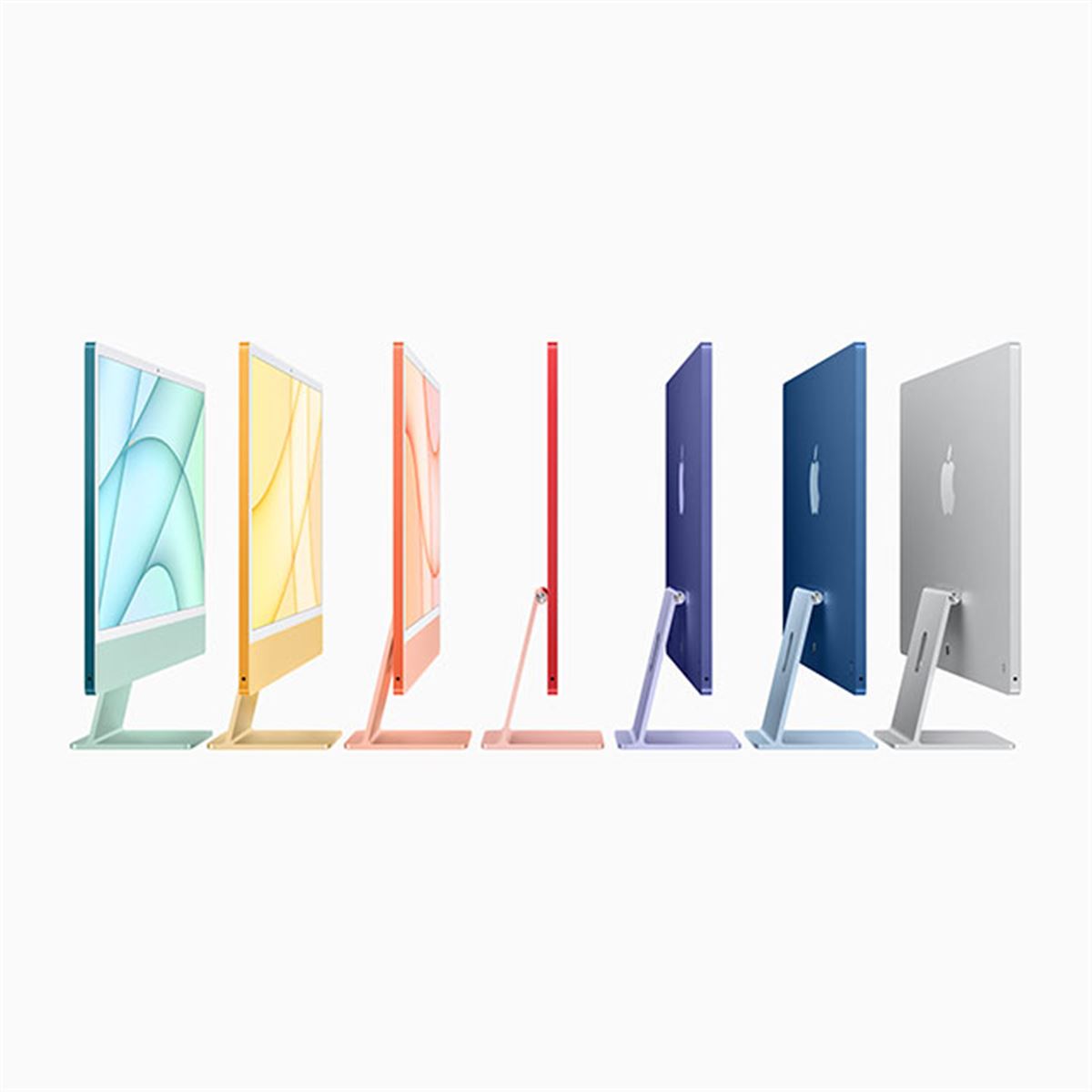 アップル、7色のカラバリ/M1チップ/24型4.5Kを採用した新型「iMac