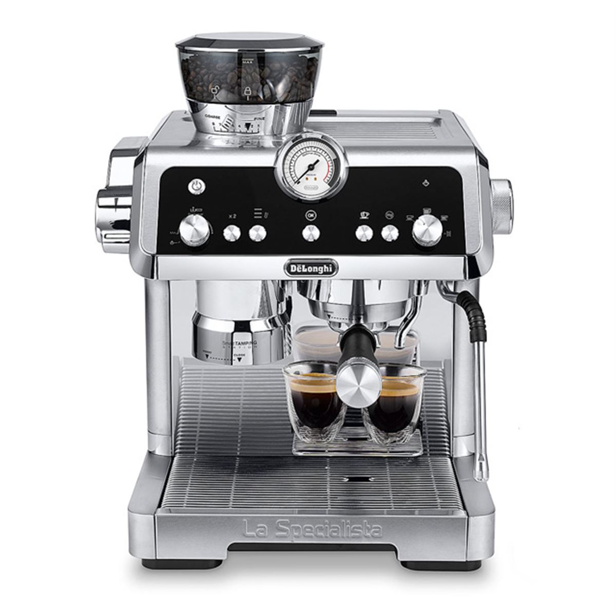デロンギ、豆挽き機能付きの最上位エスプレッソ・カプチーノメーカー