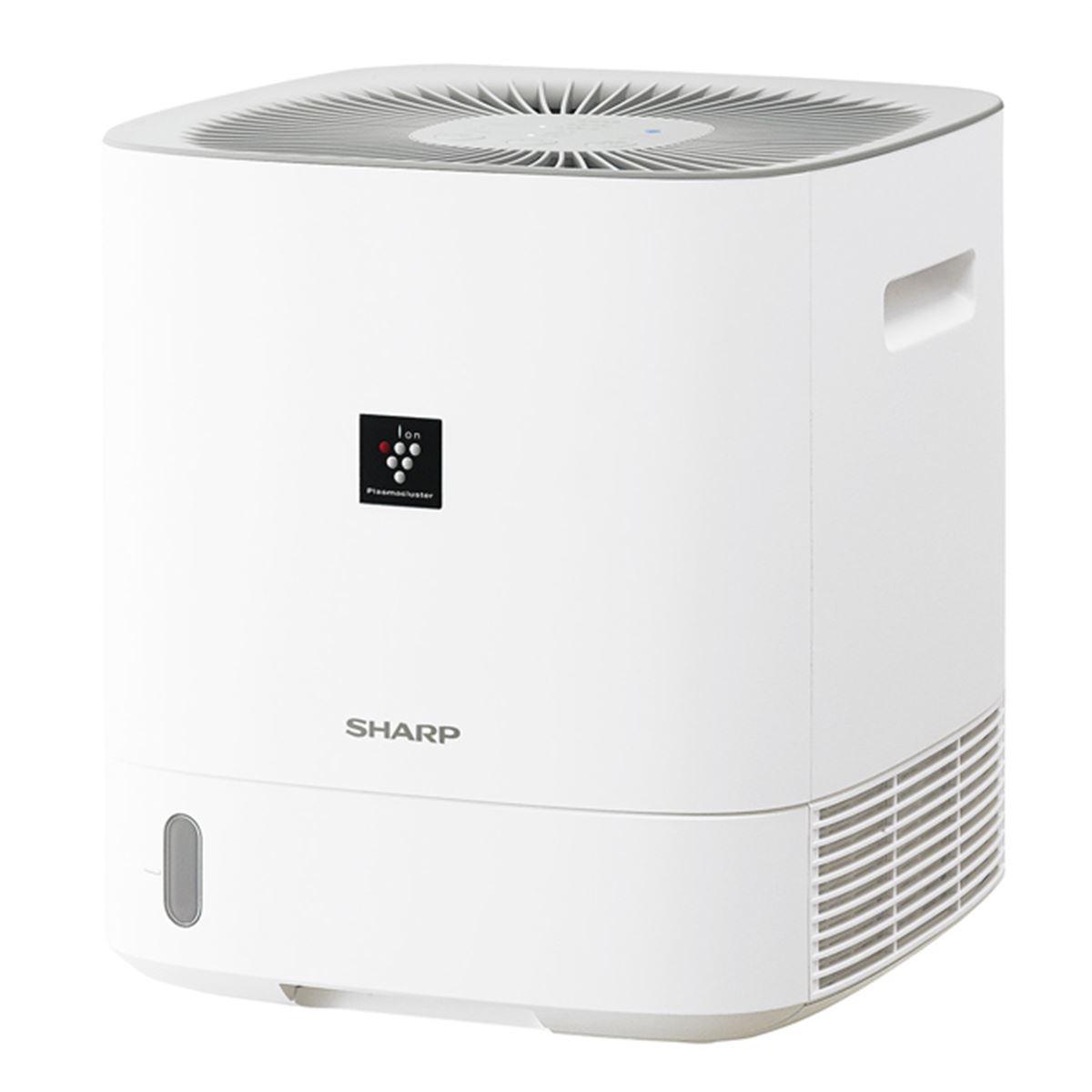 シャープ、物干しラック下に置ける高さ約32cmのプラズマクラスター衣類