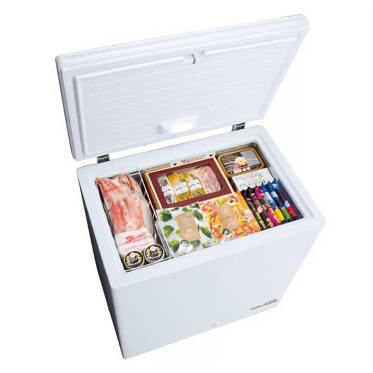 AQUA、電子コンパネ式温度制御を採用した直冷式チェストフリーザー2