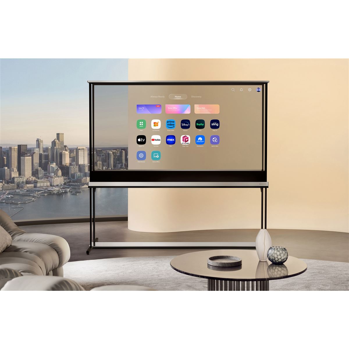 LG、1100万円の透過型ワイヤレス4K有機ELテレビ「LG SIGNATURE OLED T