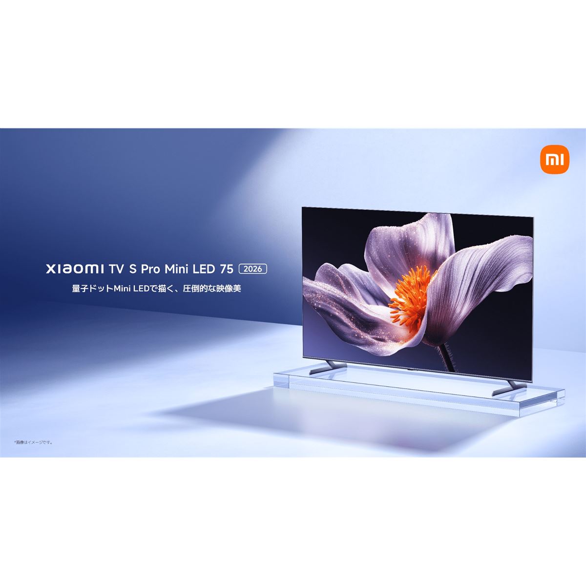 シャオミ、量子ドット×Mini LEDを搭載した4Kチューナーレススマート