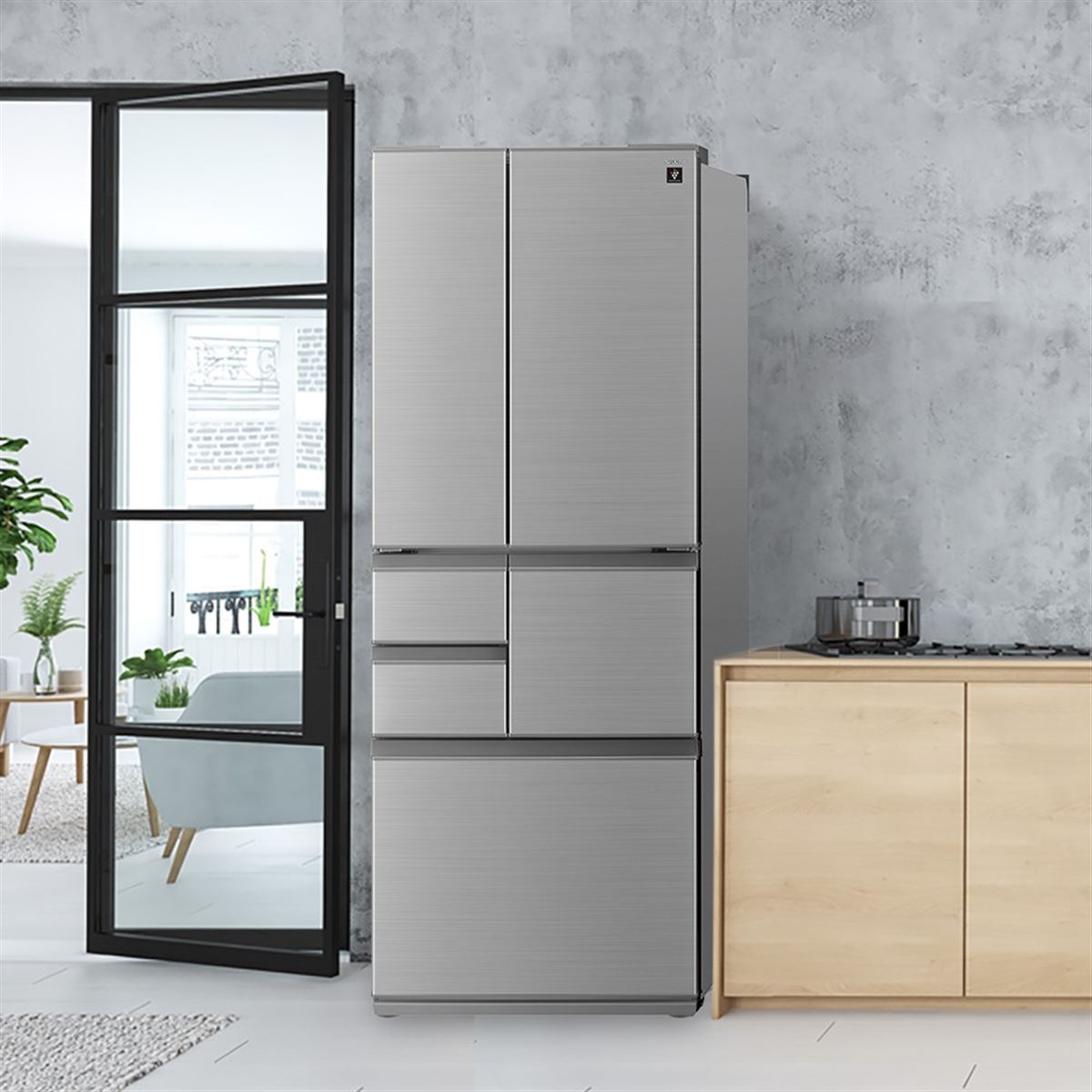 シャープ、大容量冷凍室搭載のプラズマクラスター冷凍冷蔵庫「SJ-X502P