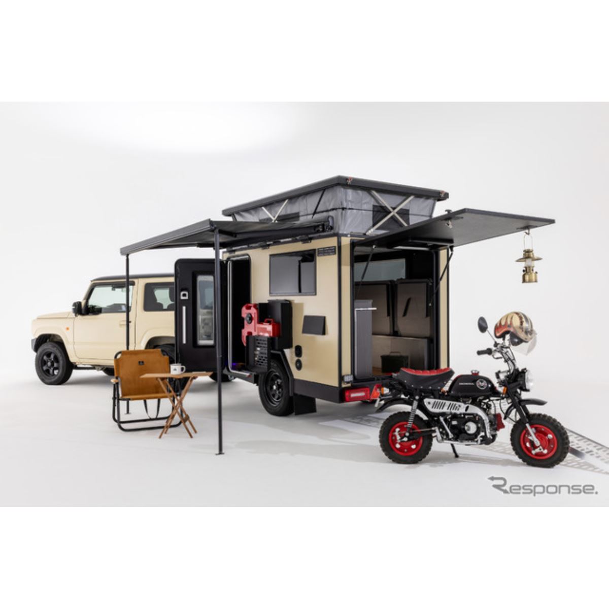 軽キャントレーラー」でバイクと一緒の旅も！ ダイレクトカーズ