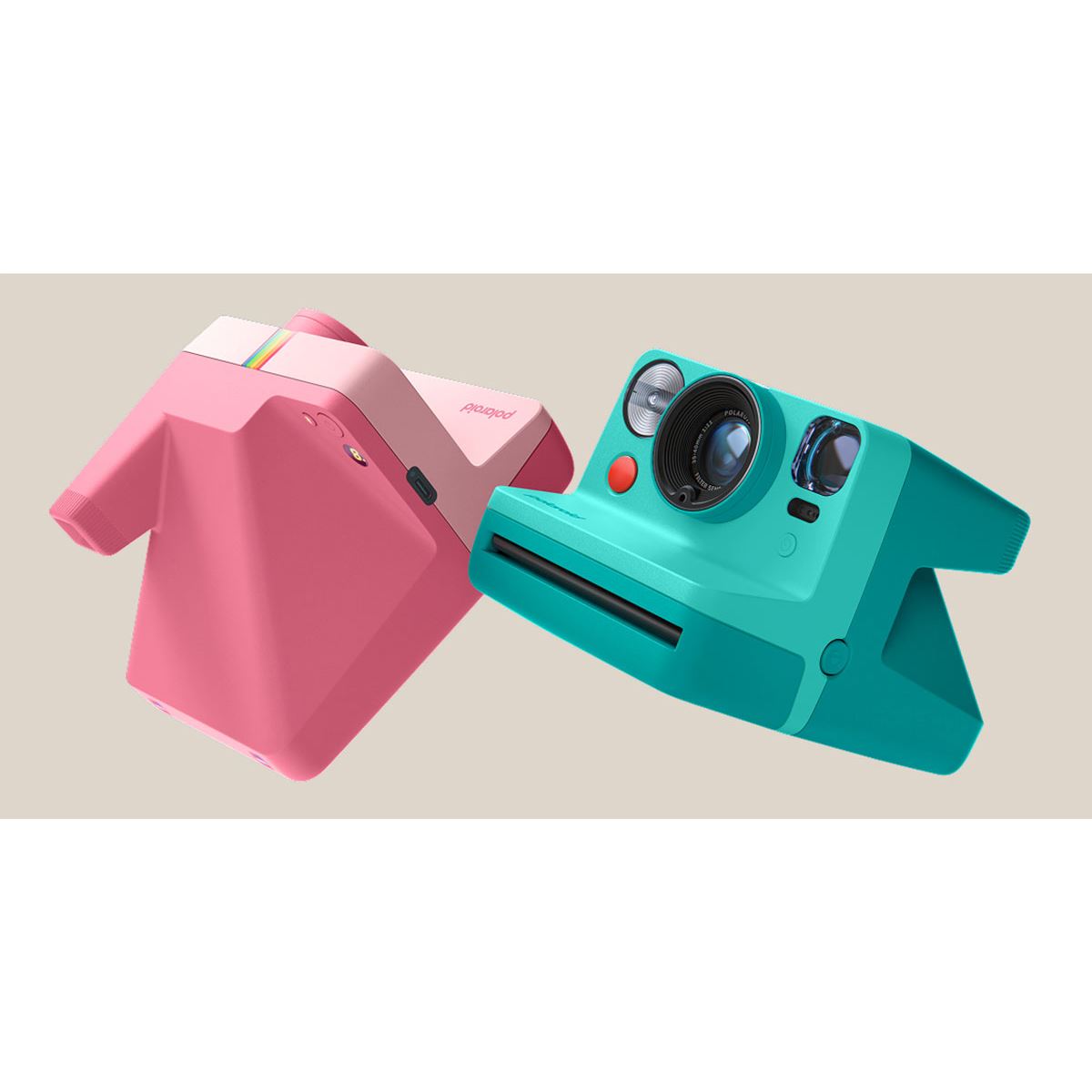ポラロイド、「Polaroid Now Generation 3」に新色ピンクとティールを