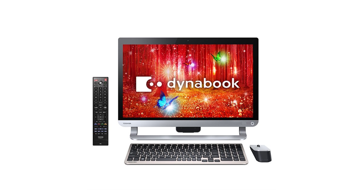 東芝、21.5型液晶一体型PC［dynabook D81/D71/D51/D61］の2015年春