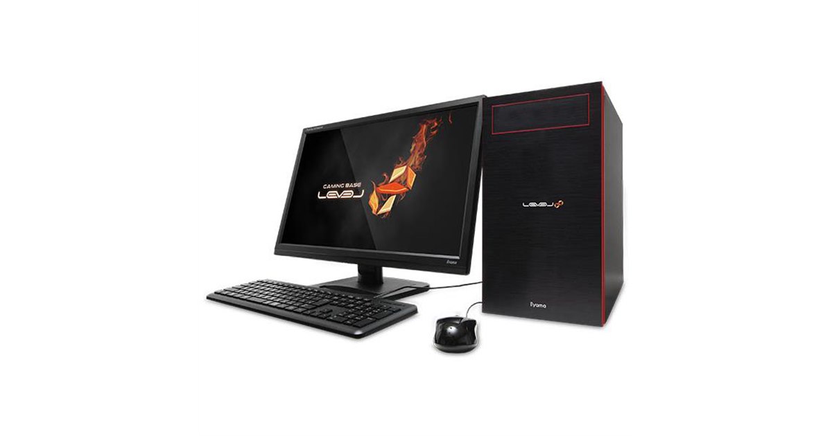 iiyama、ミニタワー型で拡張性も高いゲーミングデスクトップ3モデル