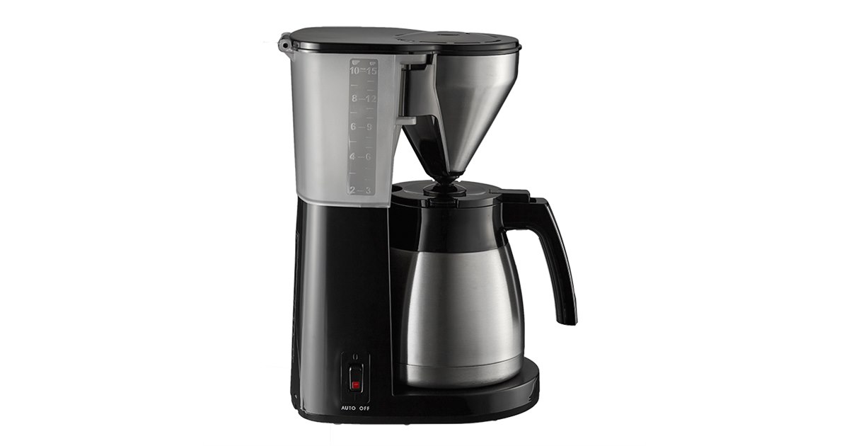メリタ、デザイン変更で使いやすくなった10杯用「イージートップサーモ