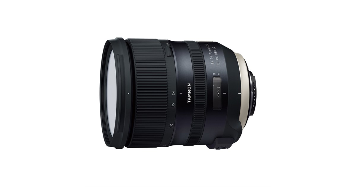 タムロン、大口径標準ズームレンズ「SP 24-70mm F/2.8 Di VC USD G2