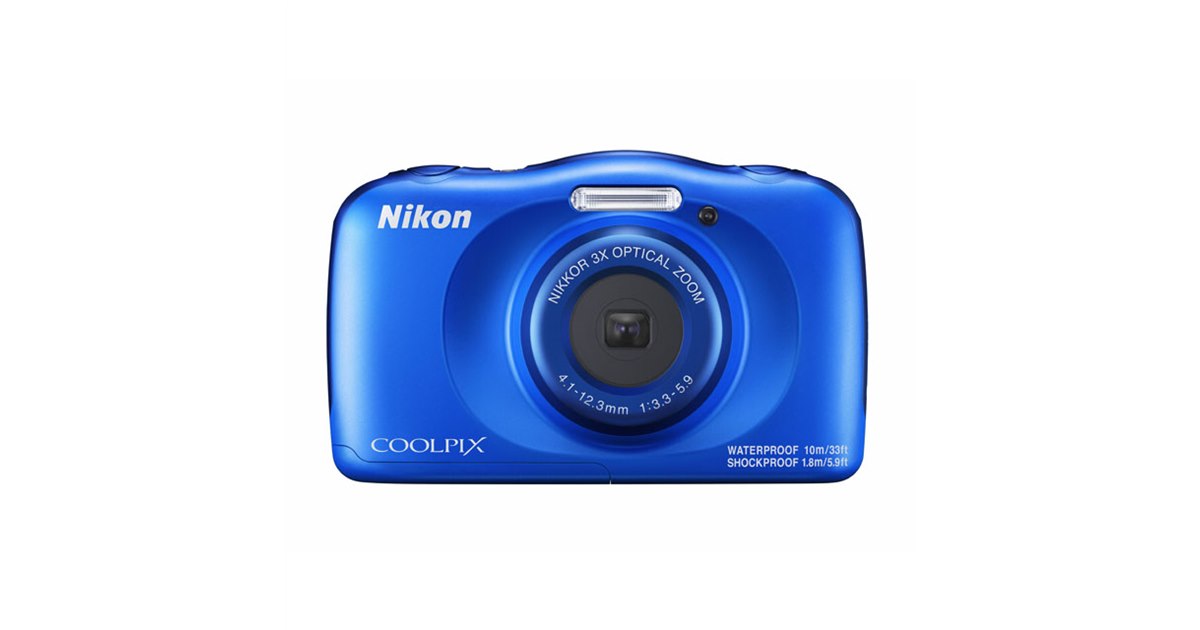 ニコン、丸みのあるデザインを採用した防水・耐衝撃コンデジ「COOLPIX