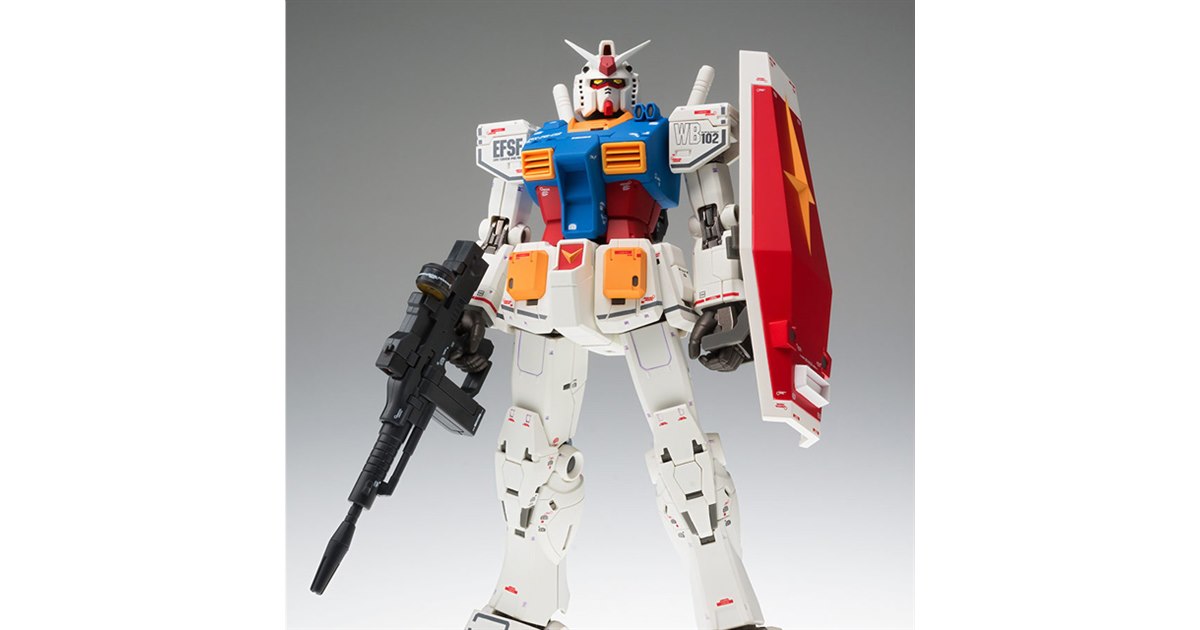 バンダイ、「GFFMC RX-78-02 ガンダム（40周年記念Ver.）」の再販決定