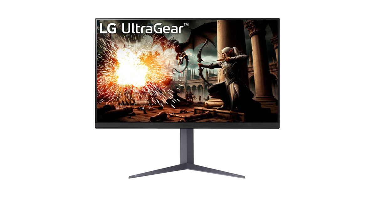 LG、応答速度1msのIPSパネル搭載31.5型WQHDゲーミングモニター