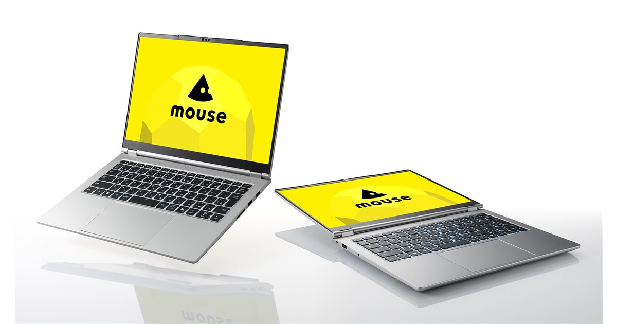 mouse、アルミボディを採用した14型モバイルノートPC「mouse B4