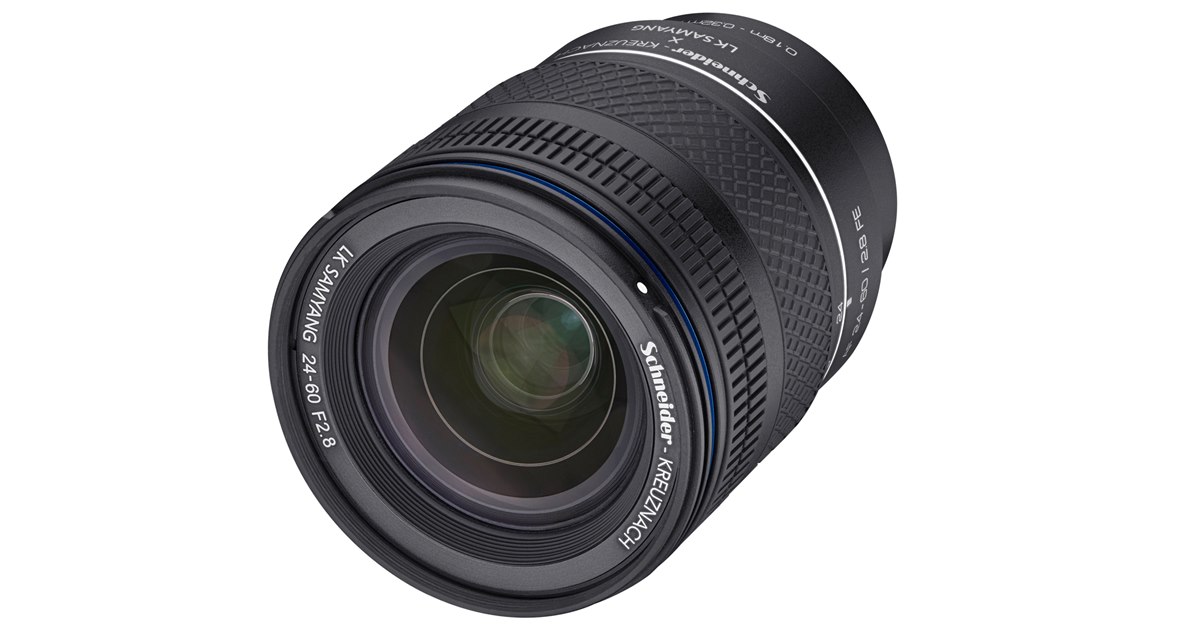 サムヤン、約494gでF2.8通しの大口径標準ズームレンズ「AF 24-60mm F2