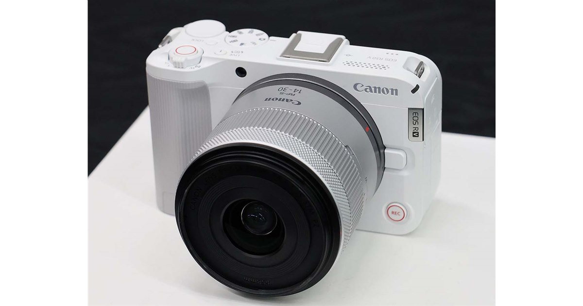 キヤノン、ミラーレスカメラ「EOS R50 V」にホワイトモデル追加 - 価格.com