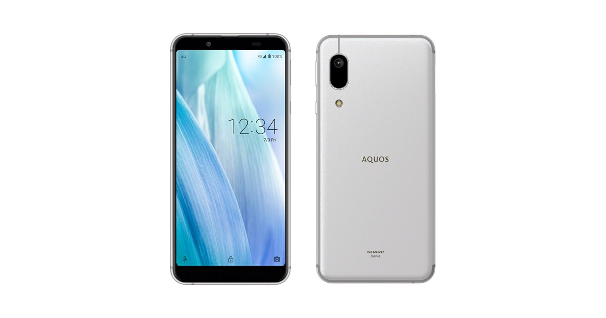 au、4000mAhバッテリー搭載「AQUOS sense3 basic SHV48」を6/19発売