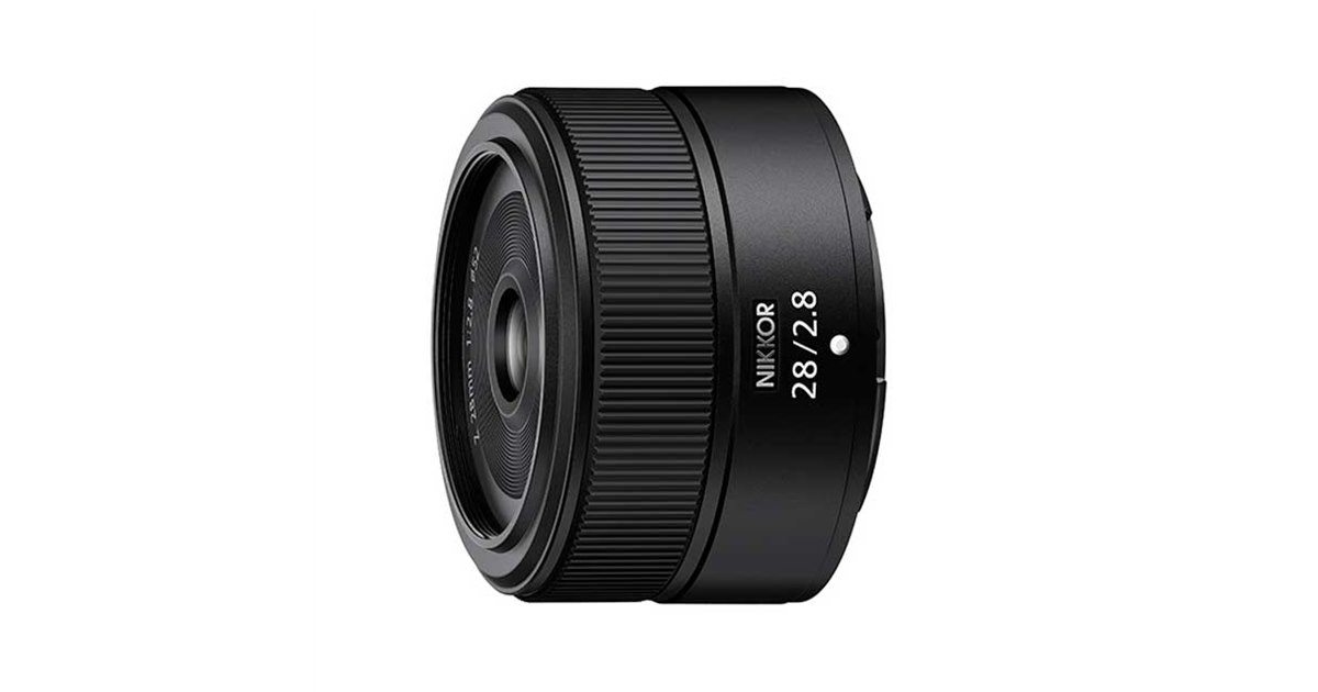 ニコン、重さ約155gの単焦点レンズ「NIKKOR Z 28mm f/2.8」を本日12/10