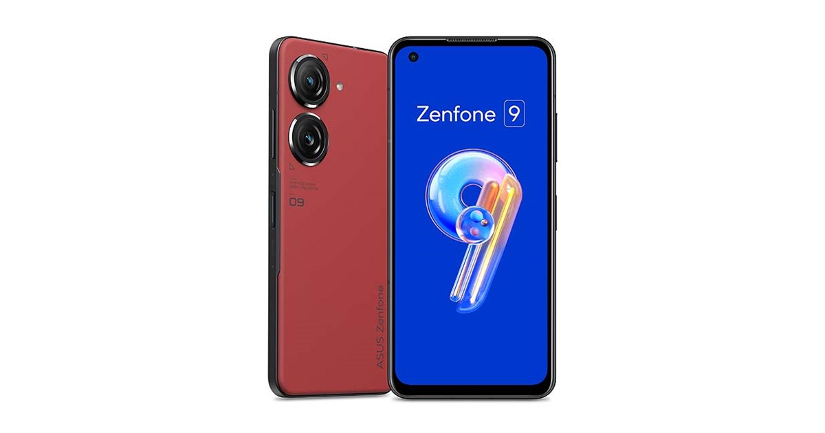 ASUS、6軸ジンバルモジュール搭載の5Gスマホ「Zenfone 9」を本日11/4