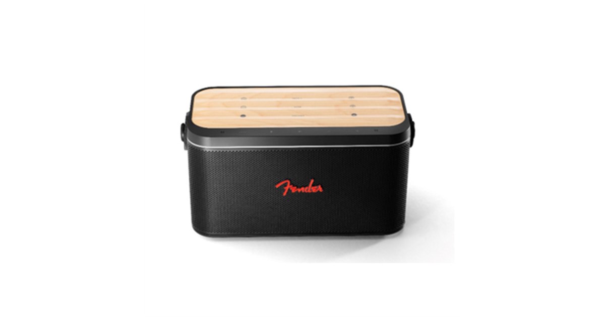 ギターやベースを接続できる、Fender AudioのBluetoothスピーカー