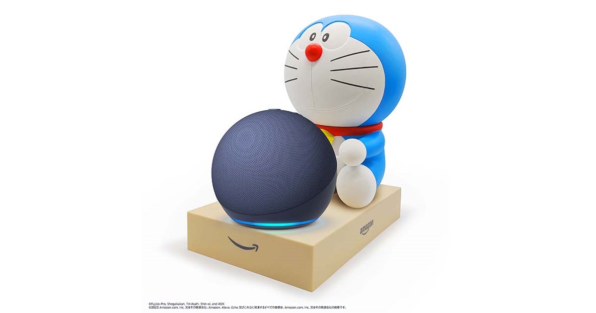 Amazon、Echo Dot（第4世代、第5世代）・Echo Pop専用ドラえもん
