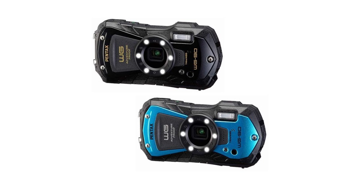 リコー、水深14mでの水中撮影が可能なタフネスコンデジ「PENTAX WG-90
