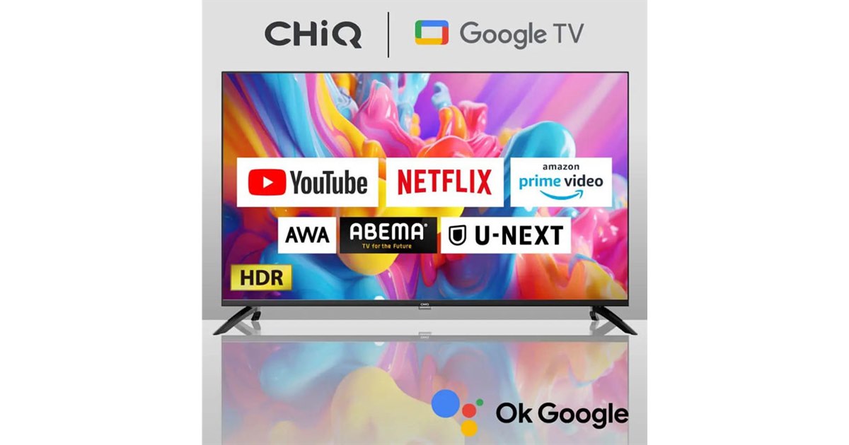 25,980円から、MAXZENがGoogle TV搭載の液晶テレビ4モデルを発売